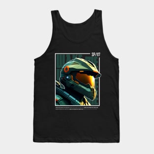 Halo game quotes - Master chief - Spartan 117 - BQ01-v10 Tank Top